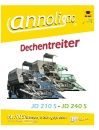 Dechentreiter Mähdrescher Typen JD 210 S – JD 240 S Bilder- Bedienungsanleitung - annoligno 905